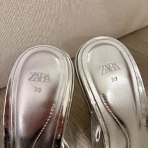 Zara vinyl wedge sandal - Picture 3 of 7